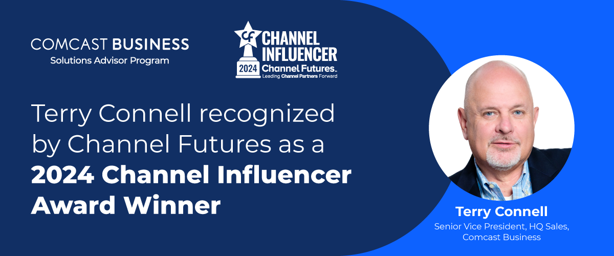 Terry Connell recognized by Channel Futures as a 2024 Channel Influencer Award Winner
